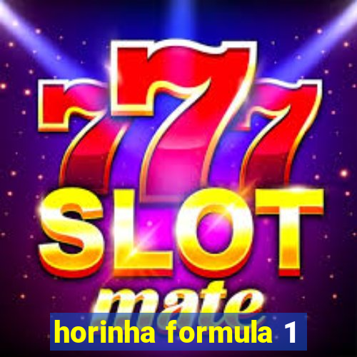 horinha formula 1